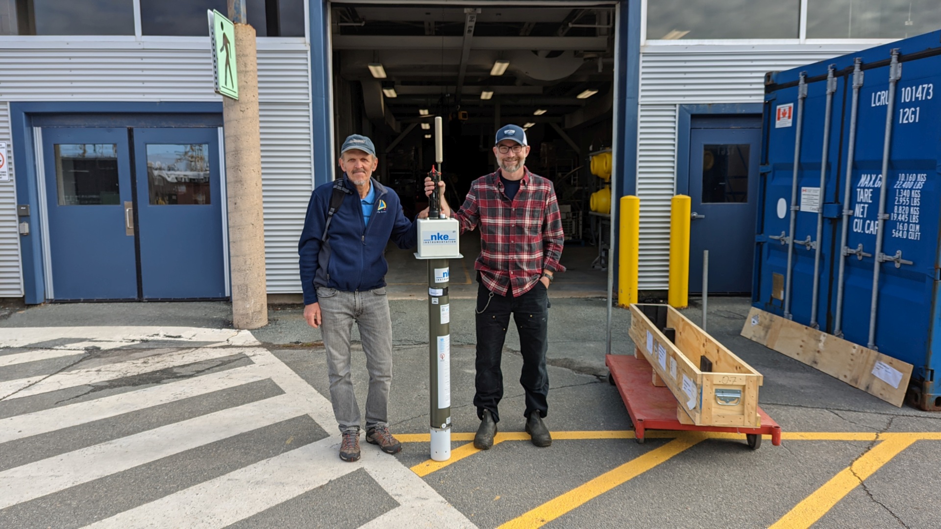 Clark and Igor testing float 4902609 outside of BIO